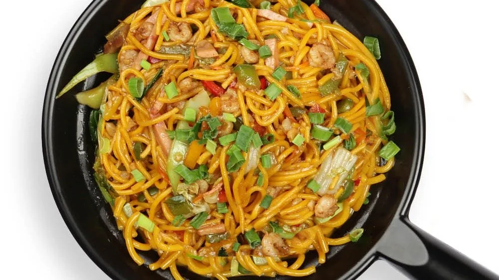 Lo Mein nuudlid krevettidega